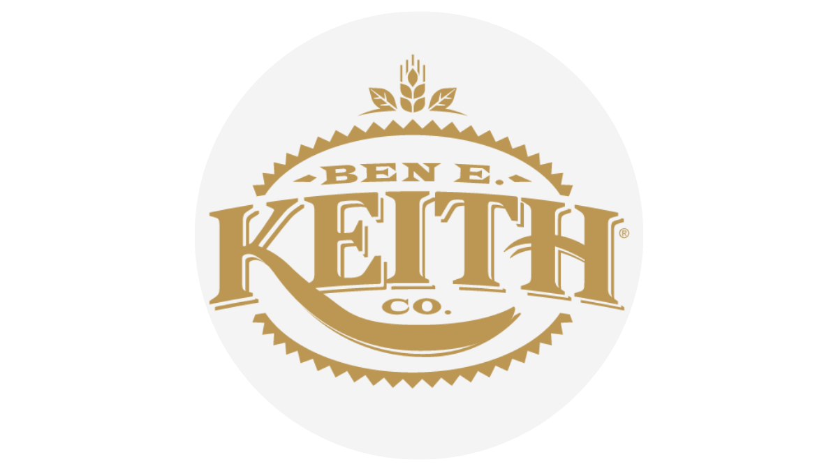 Ben E. Keith Co. gold logo on a white circular background.